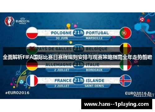 全面解析FIFA国际比赛日赛程规则安排与观赛策略指南全年走势前瞻
