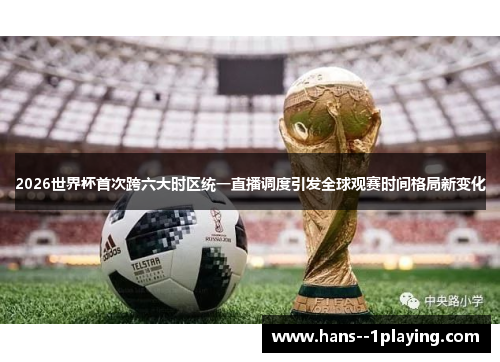 2026世界杯首次跨六大时区统一直播调度引发全球观赛时间格局新变化